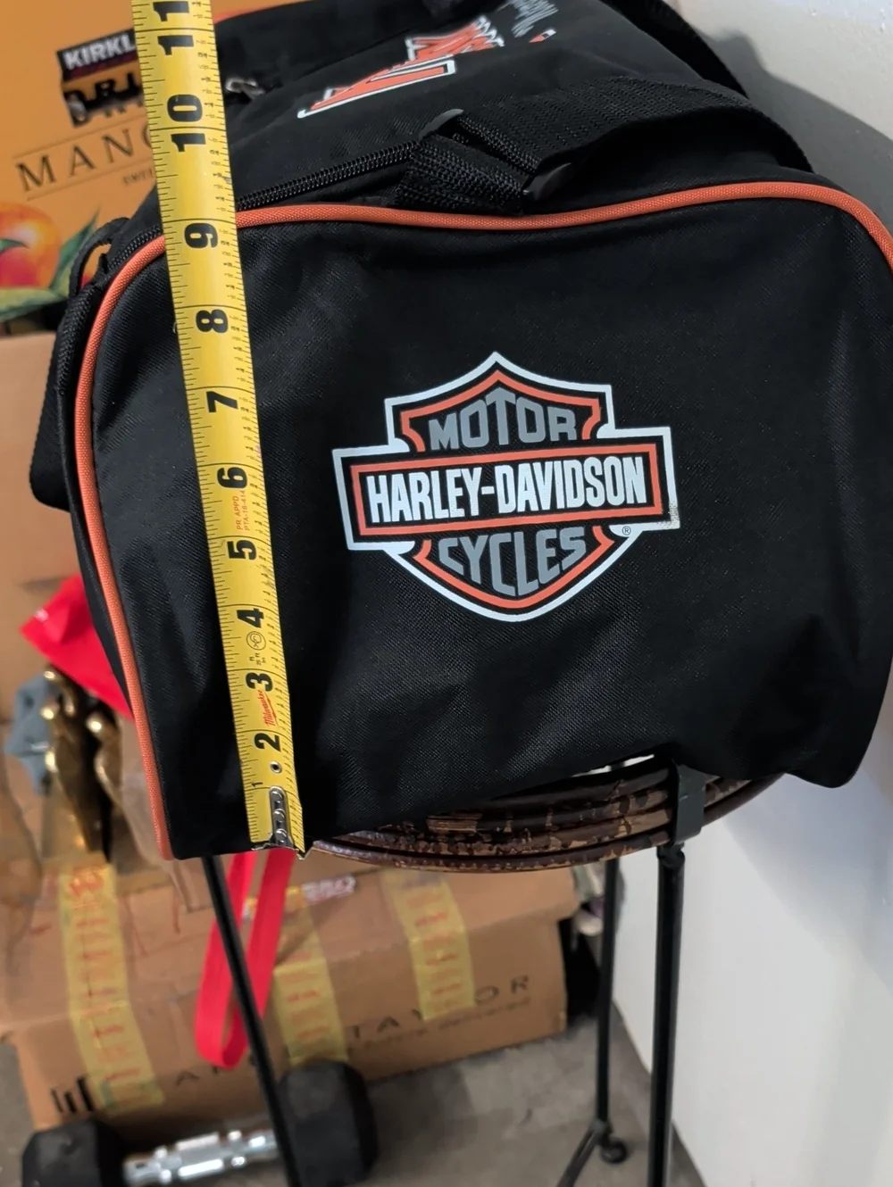 HARLEY DAVIDSON MOTORCYCLES LIGHTWEIGHT LOGO TRAVEL CARRY BAG SIZE MEDIUM